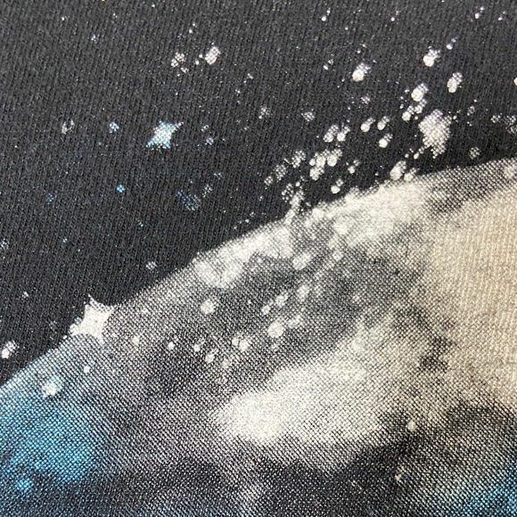 Pink Floyd Black cropped Tee T shirt prism the dark side of the moon Medium - Picture 4 of 9